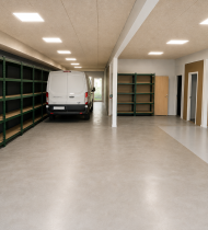 230m2. Lager / Produktion, kontor m.m.